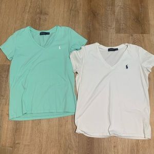 Ralph Lauren v-neck shirts